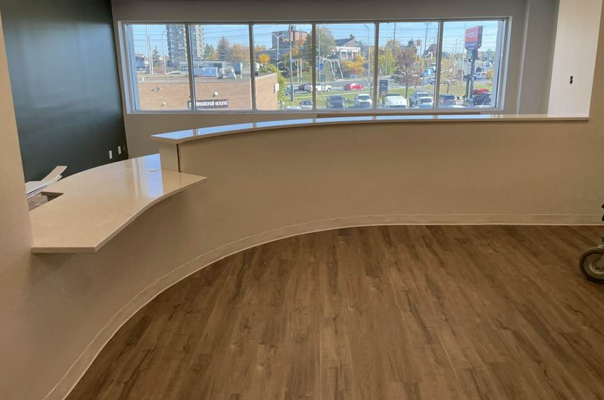 Curved Reception Desk